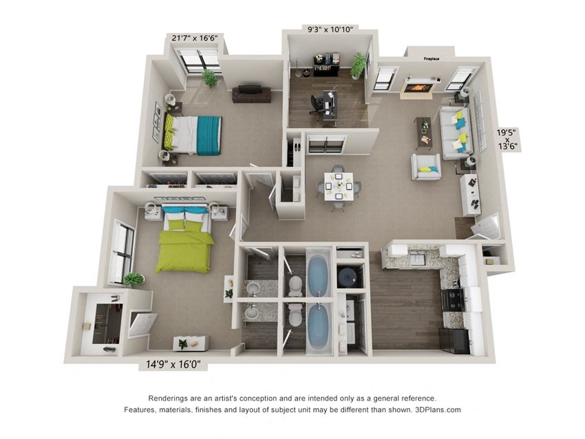 The Peachtree Floor Plan at The Avenues at Holcomb Bridge The Peachtree Floor Plan at The Avenues at Holcomb Bridge